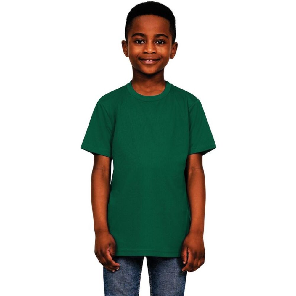 Casual Classics Childrens/Kids Original Tech T-Shirt / Forest Green